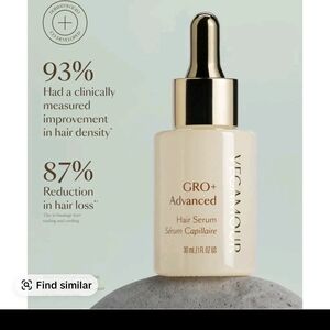 Vegamour GRO+ Advanced Hair Serum - Cream & Gold